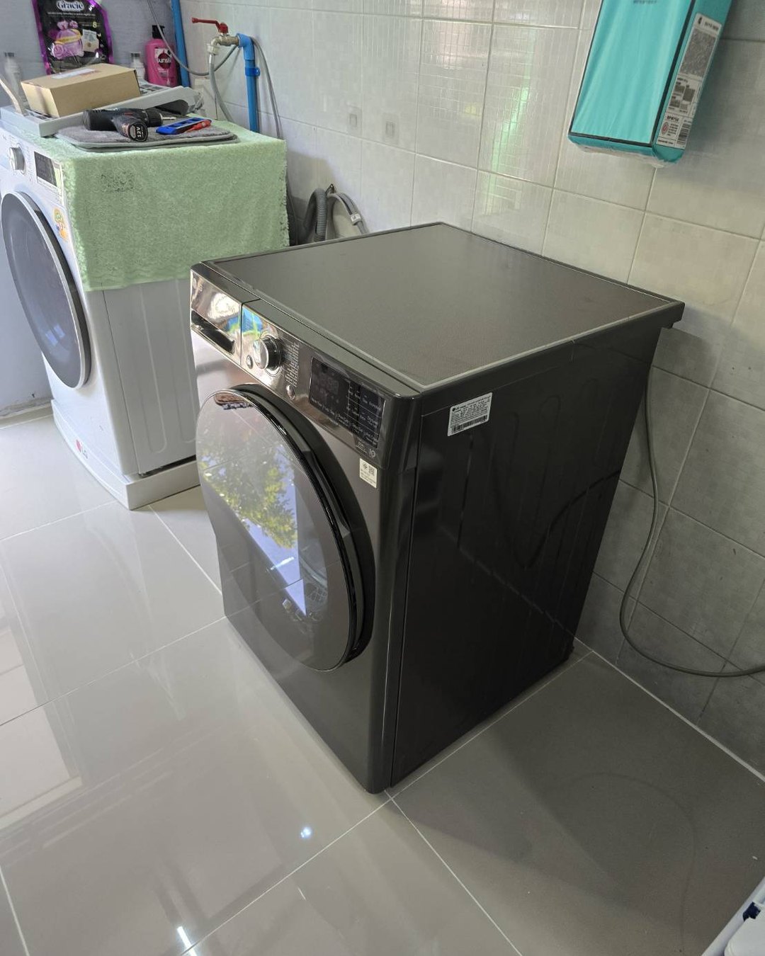 เครื่องซักผ้าใหม่ พร้อมลุย