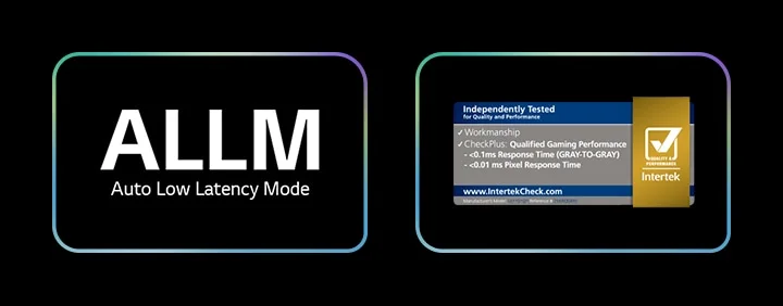 ผ่านการรับรองเวลาตอบสนอง 0.1 ms. จอ OLED ตอบสนองได้ทันทีโดยไม่มีภาพซ้อน
